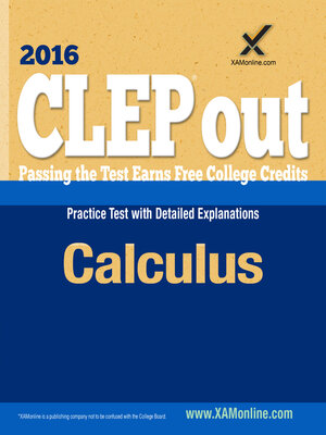 cover image of CLEP Calculus